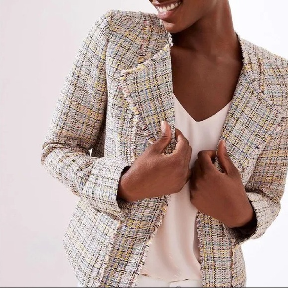Tweed open blazer - Picture 1 of 6